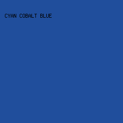 204E9C - Cyan Cobalt Blue color image preview