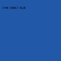 2158a8 - Cyan Cobalt Blue color image preview