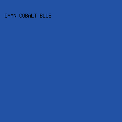 2252a5 - Cyan Cobalt Blue color image preview