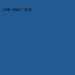 225a92 - Cyan Cobalt Blue color image preview