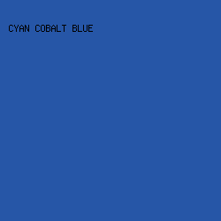 2656A7 - Cyan Cobalt Blue color image preview
