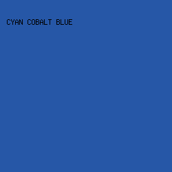 2657A7 - Cyan Cobalt Blue color image preview