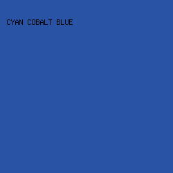 2953a5 - Cyan Cobalt Blue color image preview