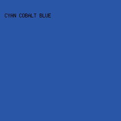 2956A7 - Cyan Cobalt Blue color image preview