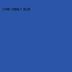 2B55A9 - Cyan Cobalt Blue color image preview