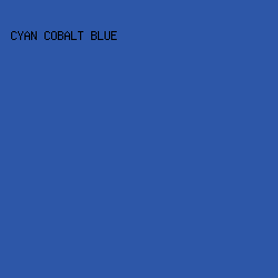 2D57A8 - Cyan Cobalt Blue color image preview