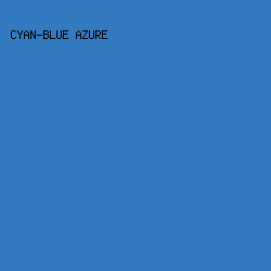 337ac0 - Cyan-Blue Azure color image preview