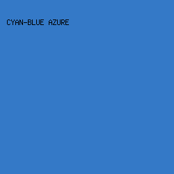 3479c7 - Cyan-Blue Azure color image preview