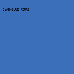 3b6fba - Cyan-Blue Azure color image preview