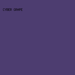 4D3D70 - Cyber Grape color image preview