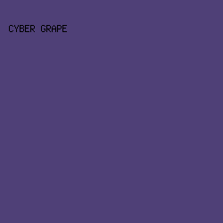 4F4077 - Cyber Grape color image preview