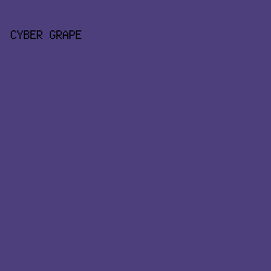 4c3f7c - Cyber Grape color image preview