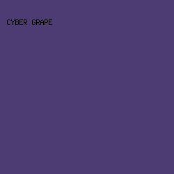 4d3c73 - Cyber Grape color image preview