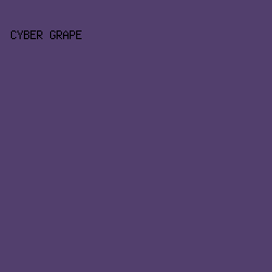 523f6d - Cyber Grape color image preview
