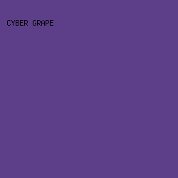 5D3F89 - Cyber Grape color image preview