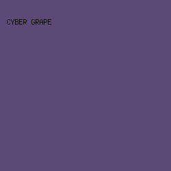 5D4978 - Cyber Grape color image preview
