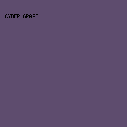 5E4C6E - Cyber Grape color image preview