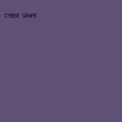 5F5075 - Cyber Grape color image preview