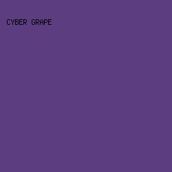 5c3e80 - Cyber Grape color image preview