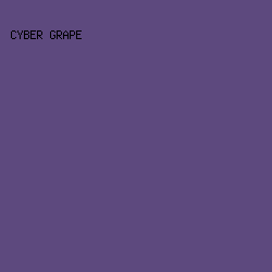 5d497e - Cyber Grape color image preview