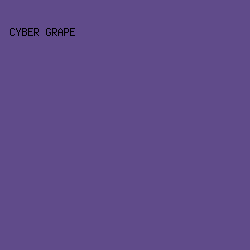 604b8a - Cyber Grape color image preview