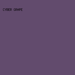 624B6D - Cyber Grape color image preview