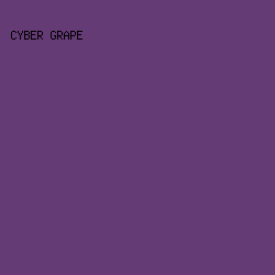 643b75 - Cyber Grape color image preview