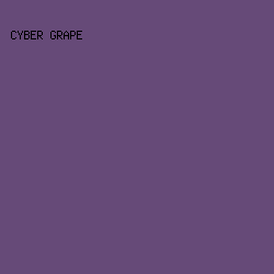 664A78 - Cyber Grape color image preview
