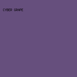 664F7D - Cyber Grape color image preview