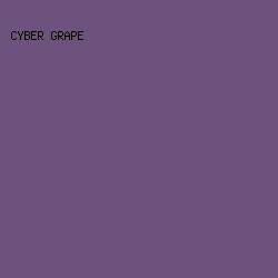 6C527C - Cyber Grape color image preview