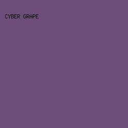 6F4D7A - Cyber Grape color image preview