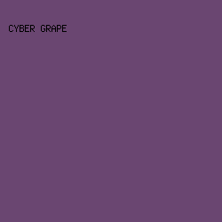 6a4671 - Cyber Grape color image preview