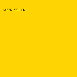 FED502 - Cyber Yellow color image preview