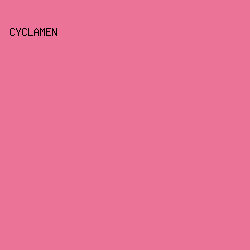 EB7397 - Cyclamen color image preview