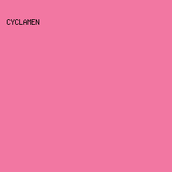F277A2 - Cyclamen color image preview