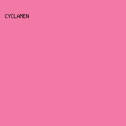 F279A6 - Cyclamen color image preview