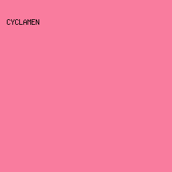 F97C9E - Cyclamen color image preview