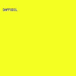 F4FF22 - Daffodil color image preview