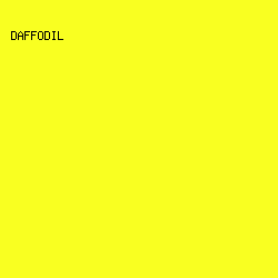 F9FF21 - Daffodil color image preview