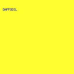 FFFE2F - Daffodil color image preview