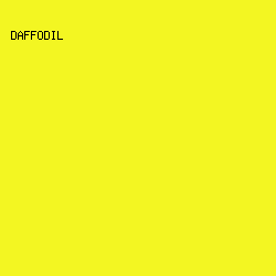 f3f622 - Daffodil color image preview