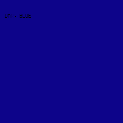 0D048A - Dark Blue color image preview