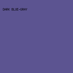 5C5491 - Dark Blue-Gray color image preview