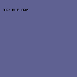 5F6192 - Dark Blue-Gray color image preview