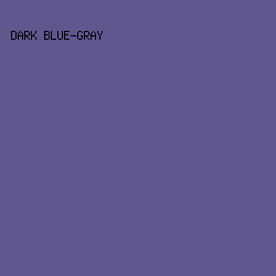 60578F - Dark Blue-Gray color image preview