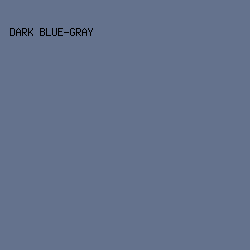 64728D - Dark Blue-Gray color image preview