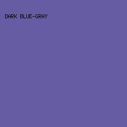 665ca3 - Dark Blue-Gray color image preview
