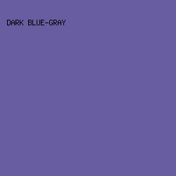 685DA1 - Dark Blue-Gray color image preview