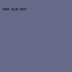 69698a - Dark Blue-Gray color image preview