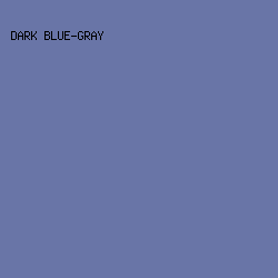 6975A7 - Dark Blue-Gray color image preview